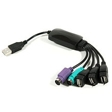 USB 3 PORTS HUB + 2 PS/2 V-T HU215 