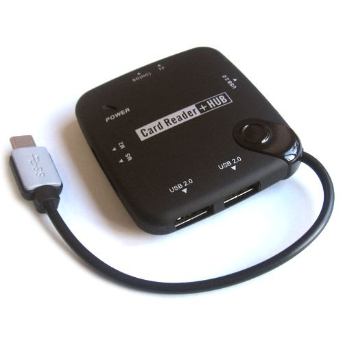 USB TypeC Card Reader+HUB V-T OT-9110