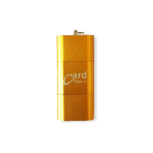 USB/TypeC CARD READER V-T UTC2018 (Золотой)