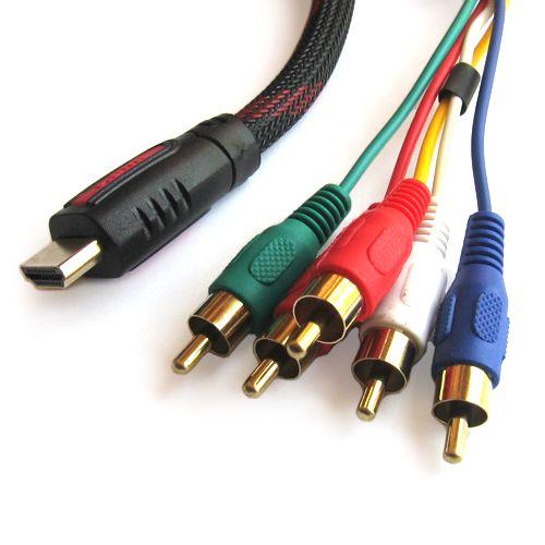 Cable V-T HDMI-5RCA 3m - фото 2 - id-p58663985