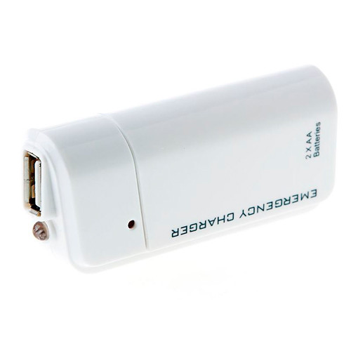 USB Emergency AA Battery Charger V-T CE01-IPO - фото 2 - id-p58664372