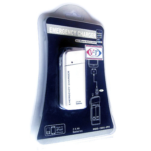 USB Emergency AA Battery Charger V-T CE01-IPO - фото 3 - id-p58664372