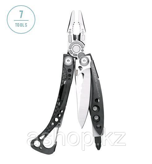 Мультитул полноразмерный Leatherman Skeletool CX, Кол-во функций: 7 в 1, Цвет: Чёрный, (CX)