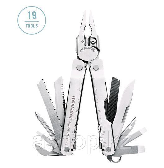Мультитул полноразмерный Leatherman Super Tool 300, Кол-во функций: 19 в 1, Цвет: Серебристый, (ST300N)