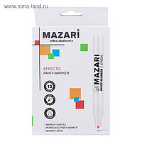 Маркер-краска (лаковый) 2.0 MAZARI Effecto белый М-5008