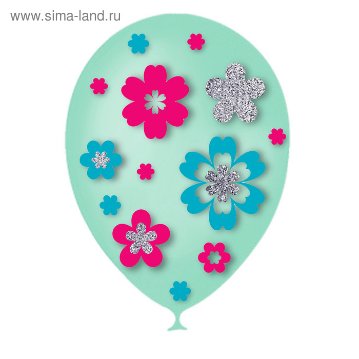 Декор для воздушных шаров "Цветы"