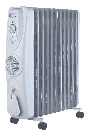 Масляный обогреватель MIDEA: NY2009-15EFA (с вентилятором), фото 2