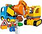 Lego Duplo 10812 Грузовик и гусеничный экскаватор Лего Дупло, фото 6