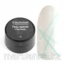 Гель-краска Паутинка Monami #4 (зеленая), 5гр, фото 2