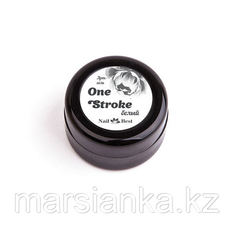 Арт-гель One Stroke Nail Best (белый), фото 2
