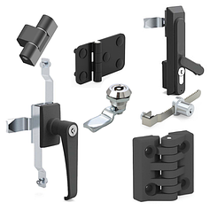 Промышленная фурнитура ЗАМКИ, ПЕТЛИ, РУЧКИ, УПЛОТНИТЕЛИ, АКСЕССУАРЫ