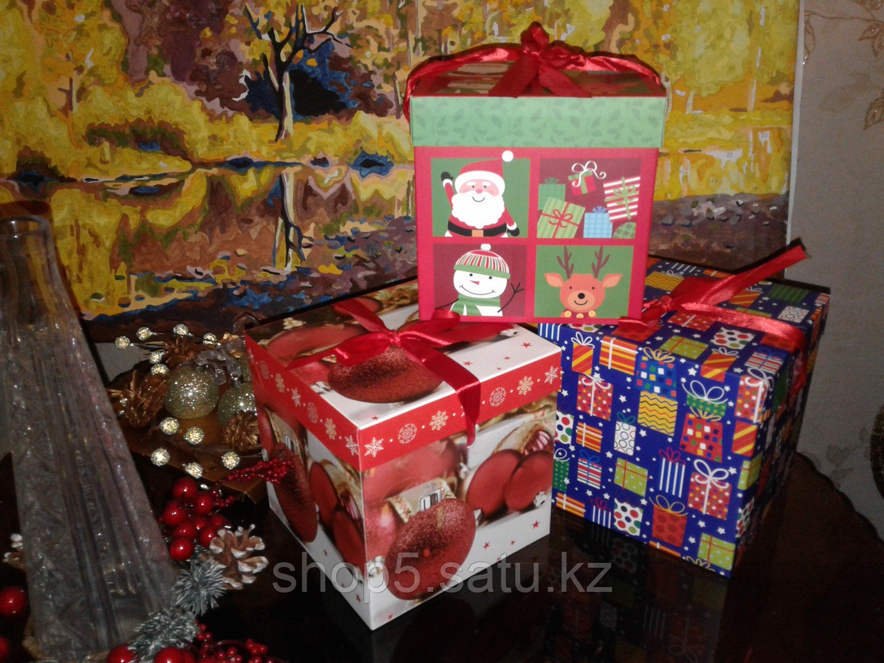 Коробочка для подарков 15*15*15 см