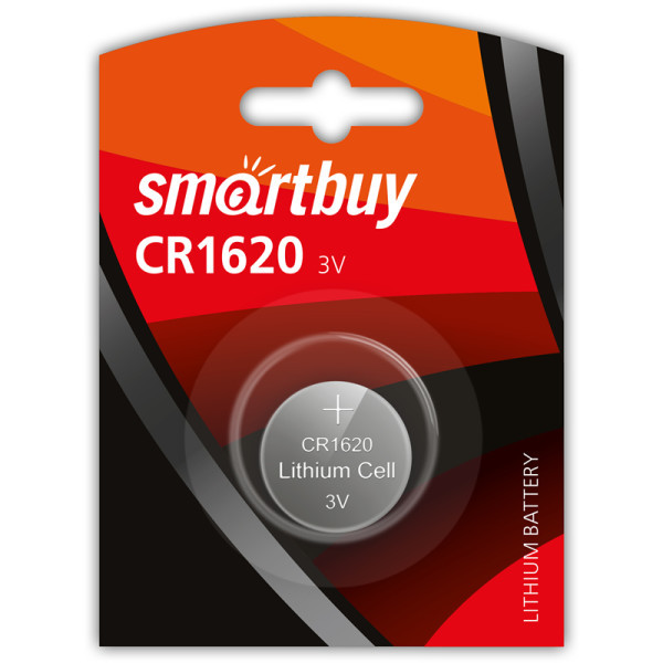 Батарейка литиевая Smartbuy CR1620-1BL