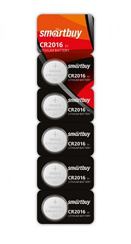 Батарейка литиевая Smartbuy CR2016-5BL