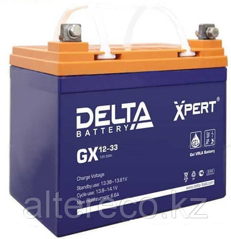 Аккумулятор Delta GX12-33 Xpert (12В, 33Ач), фото 2