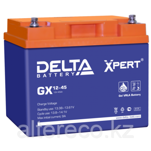 Аккумулятор Delta GX12-45 Xpert (12В, 45Ач)