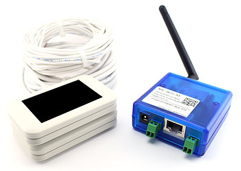 Проводной сетевой счетчик MegaCount WiFi+Ethernet MC-WiFi -W (белый)