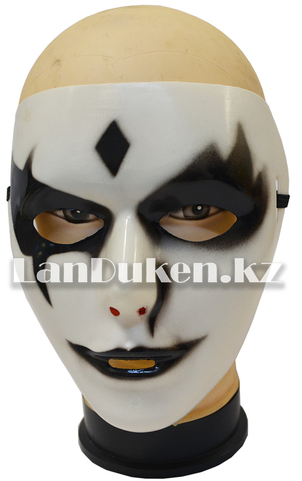 Венецианская карнавальная маска черно-белая (18*17 см) - фото 3 - id-p58668503