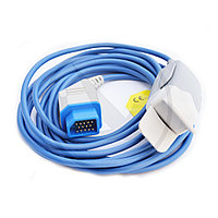 Многоразовый датчик сатурации и плетизмограммы (SpO2) Nihon Kohden (взрослый/длинный)