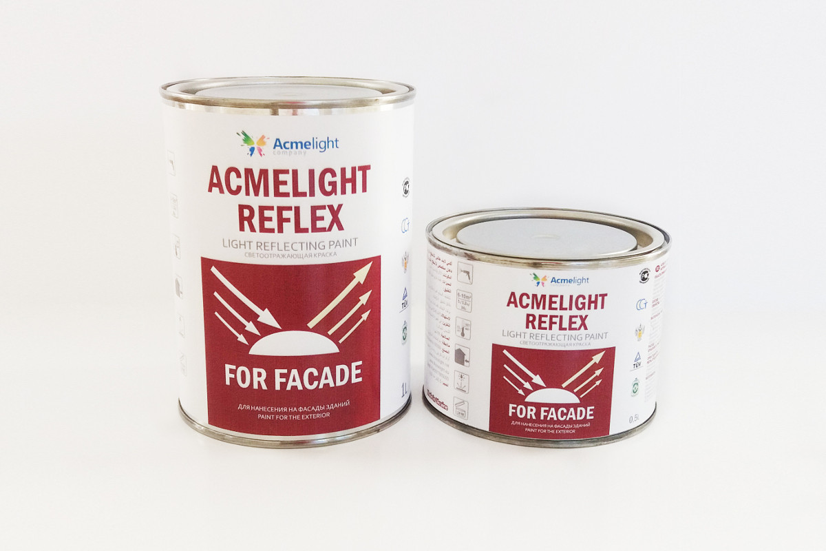 Светоотражающая фасадная краска Acmelight Reflex Facade