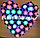 Светодиодные гирлянды в форме сердце с розами (27*28 см), фото 3