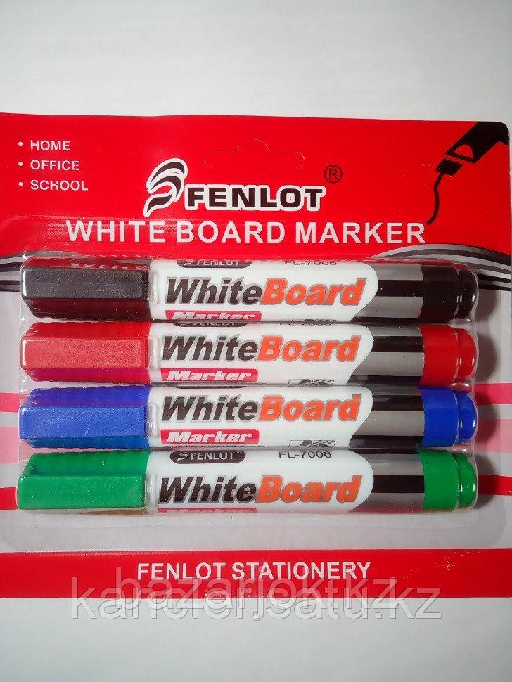 Набор маркеров для белой доски  . упаковка 4 шт