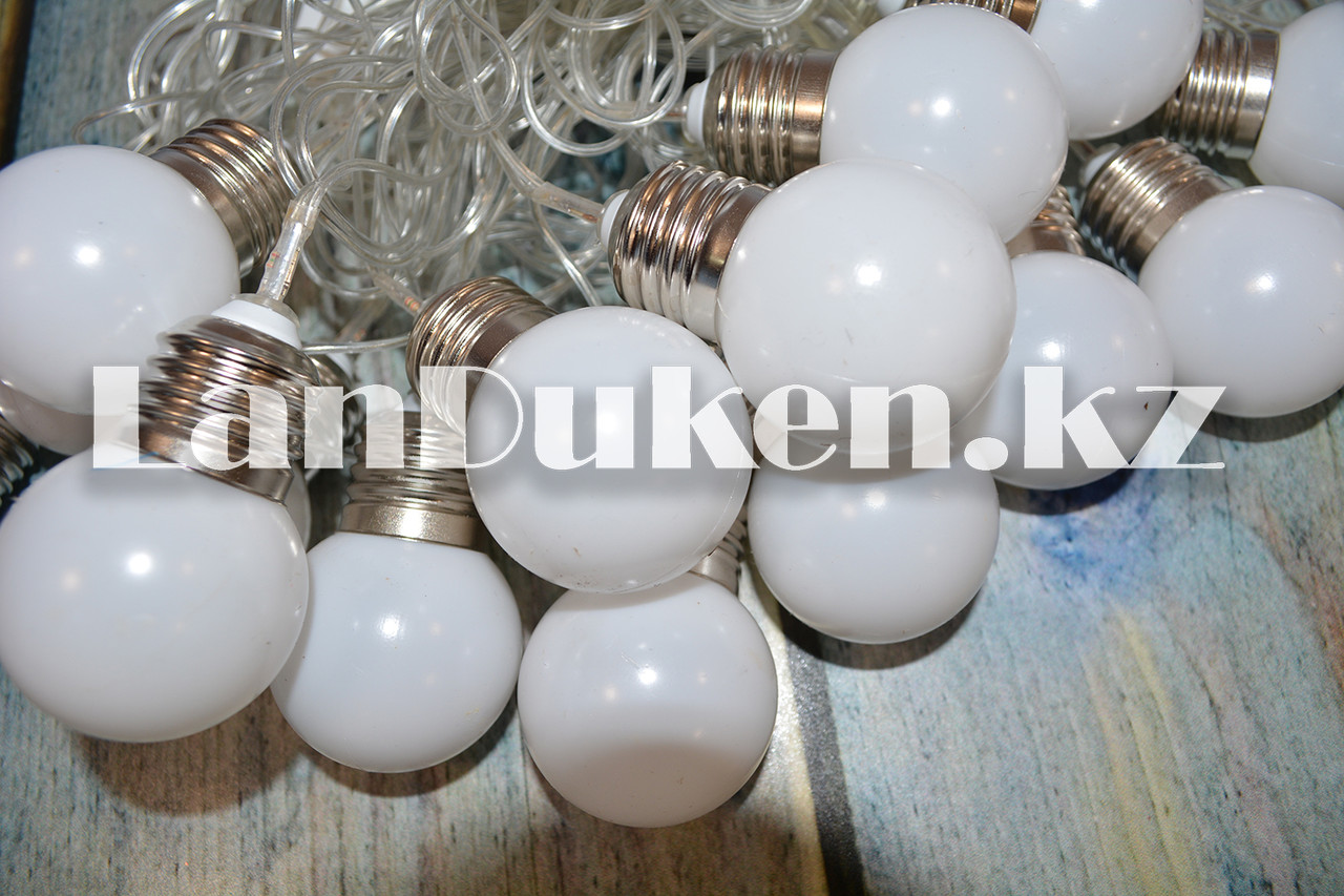 Светодиодная гирлянда Digital Light Series LED тёплый белый свет (20 лампочек 5 метров), фото 1