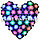 Светодиодный светильник (гирлянда) в форме сердце с розами (27*28 см), фото 6