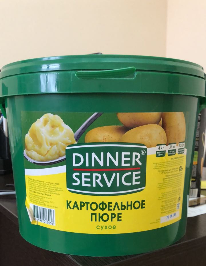 Картофельное пюре  Dinner Service 4 кг