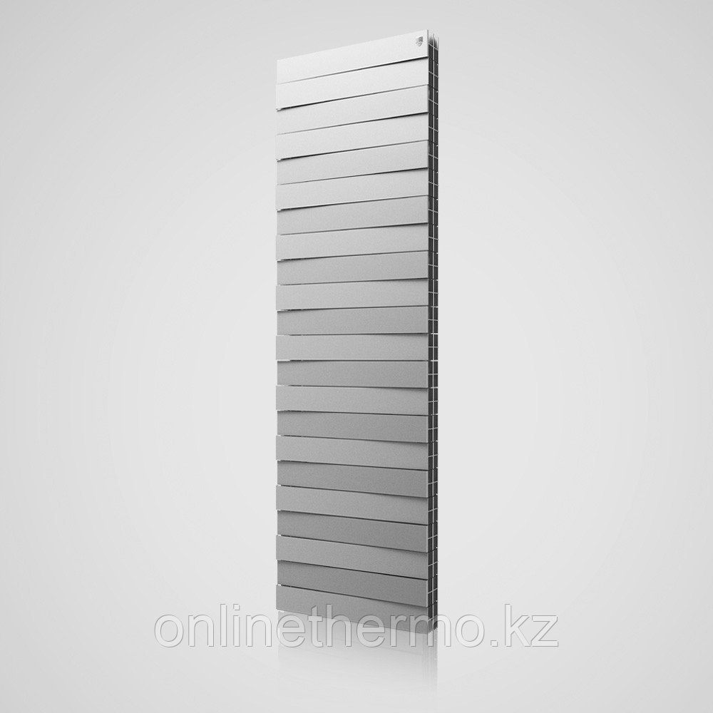 Радиатор серебро вертикальный Pianoforte Tower 22 cекц. биметаллический Royal Thermo (РОССИЯ) - фото 2 - id-p58818455