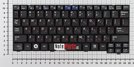Клавиатура для ноутбука Samsung NC10 / N110 / N140, RU, черная, фото 2