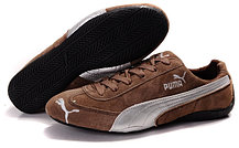 Кроссовки Puma Ferrari замшевые коричневые , фото 6