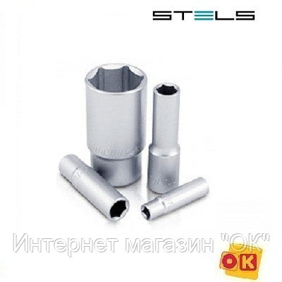 Набор удлиненных головок 3/8, 10 шт. 8-19 мм. STELS, фото 2