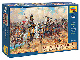 Сборная модель набор солдатиков Саксонские кирасиры 1810-1814 г.г.