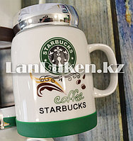 Чашки-кружки керамические с принтом Starbucks CUP для кофе и чая 350 мл