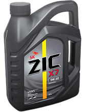 Синтетическое моторное масло ZIC X7 5w40 4л