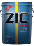 Моторное полусинтетическое масло ZIC X5 10w40 20л