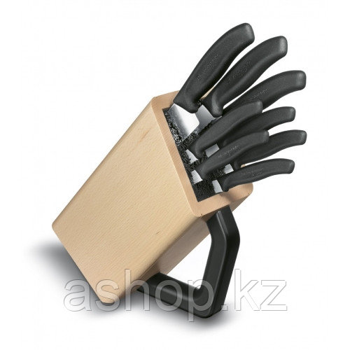 Набор ножей кухонных Victorinox Cutlery Block 8, Материал клинка: Нержавеющая сталь, Материал рукояти: Полипро