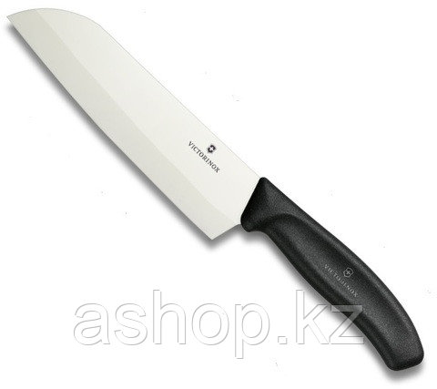 Нож кухонный Victorinox Santoku Ceramic White, Длина клинка: 170 мм, Материал клинка: Керамика, Материал рукоя