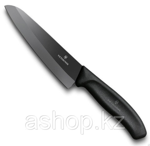 Нож разделочный Victorinox Carving Knife Ceramic Black, Длина клинка: 150 мм, Материал клинка: Керамика, Матер