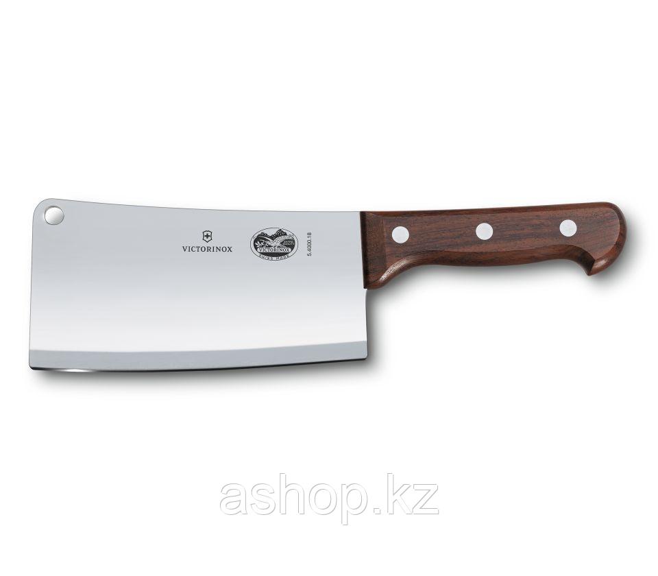 Топорик кухонный Victorinox Kitchen Cleaver Rosewood, Общая длина: 315 мм, Длина клинка: 180 мм, Материал клин