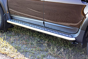 Накладки на двери (молдинги) (ABS) RENAULT Duster 2012-