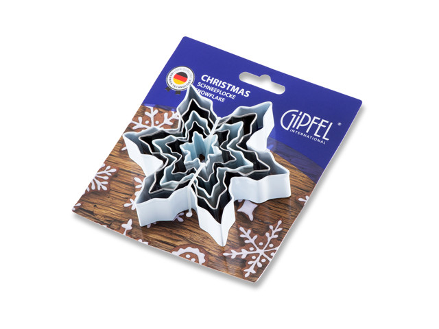 Набор CHRISTMAS из 5 форм для нарезания теста. GIPFEL 0358