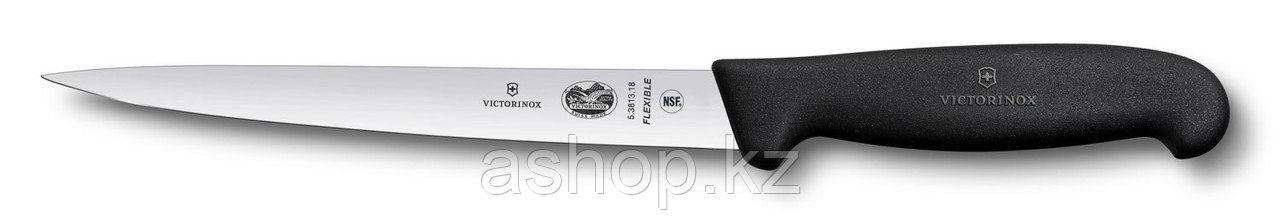 Нож для рыбы Victorinox Fish Filleting Knife, Длина клинка: 180 мм, Материал клинка: Нержавеющая сталь, Матери