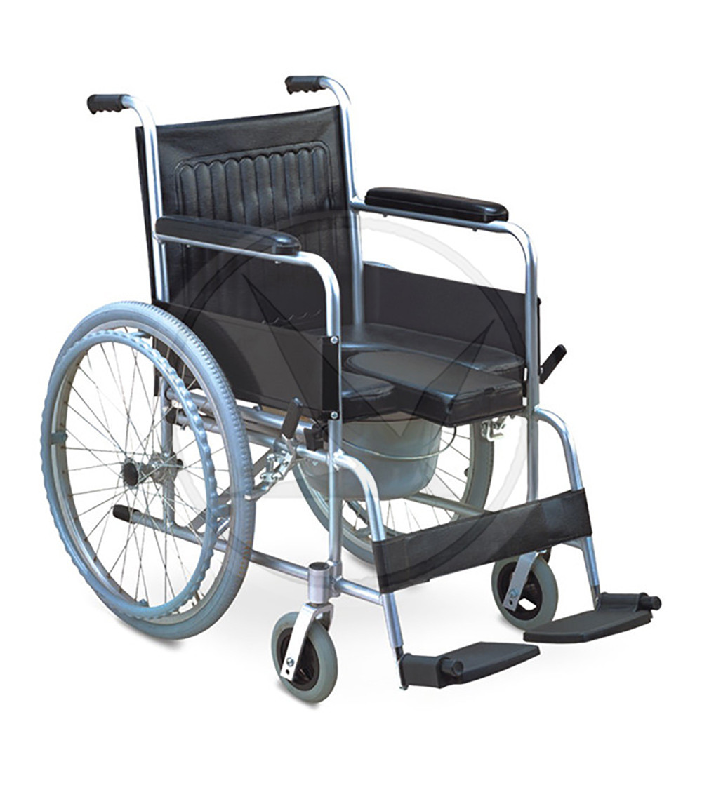 Кресло инвалидное FS609 (с сан. оснащ.)