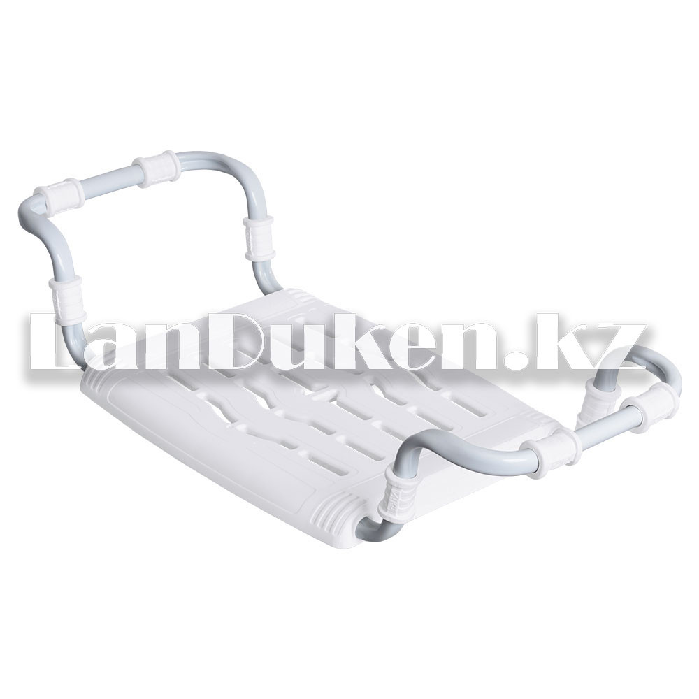 Сиденье для ванной Ника СВ-5 металлокаркас раздвижное белое (макс.нагрузка 100 кг,размер сиденья 350х290 мм.)