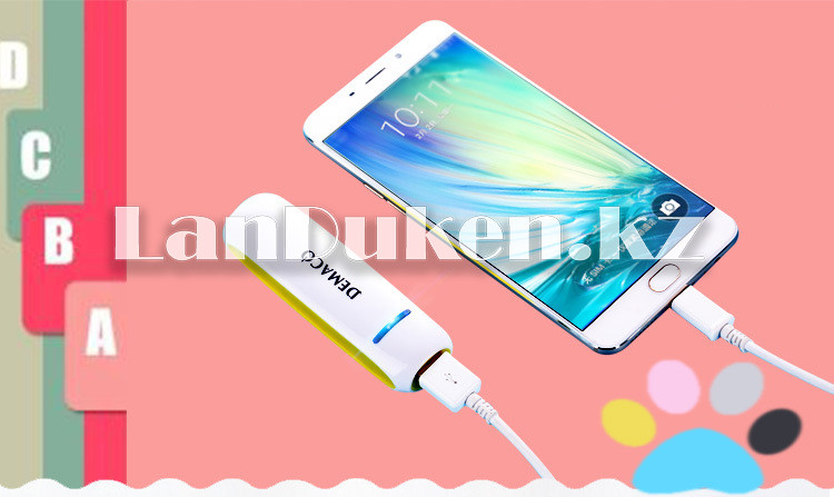 Портативное компактное зарядное устройство 2600 mAh с USB - фото 1 - id-p58868182