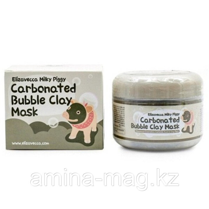 Глиняно пузырьковая маска Elizavecca Milky Piggi Carbonated Bubble Clay