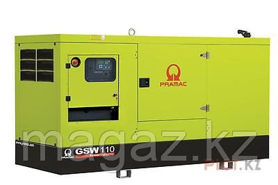 Генератор дизельный в кожухе Pramac GSW110D, фото 2
