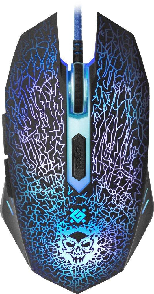Мышь игровая Defender Shock GM-110L оптика,6кнопок,800-3200dpi